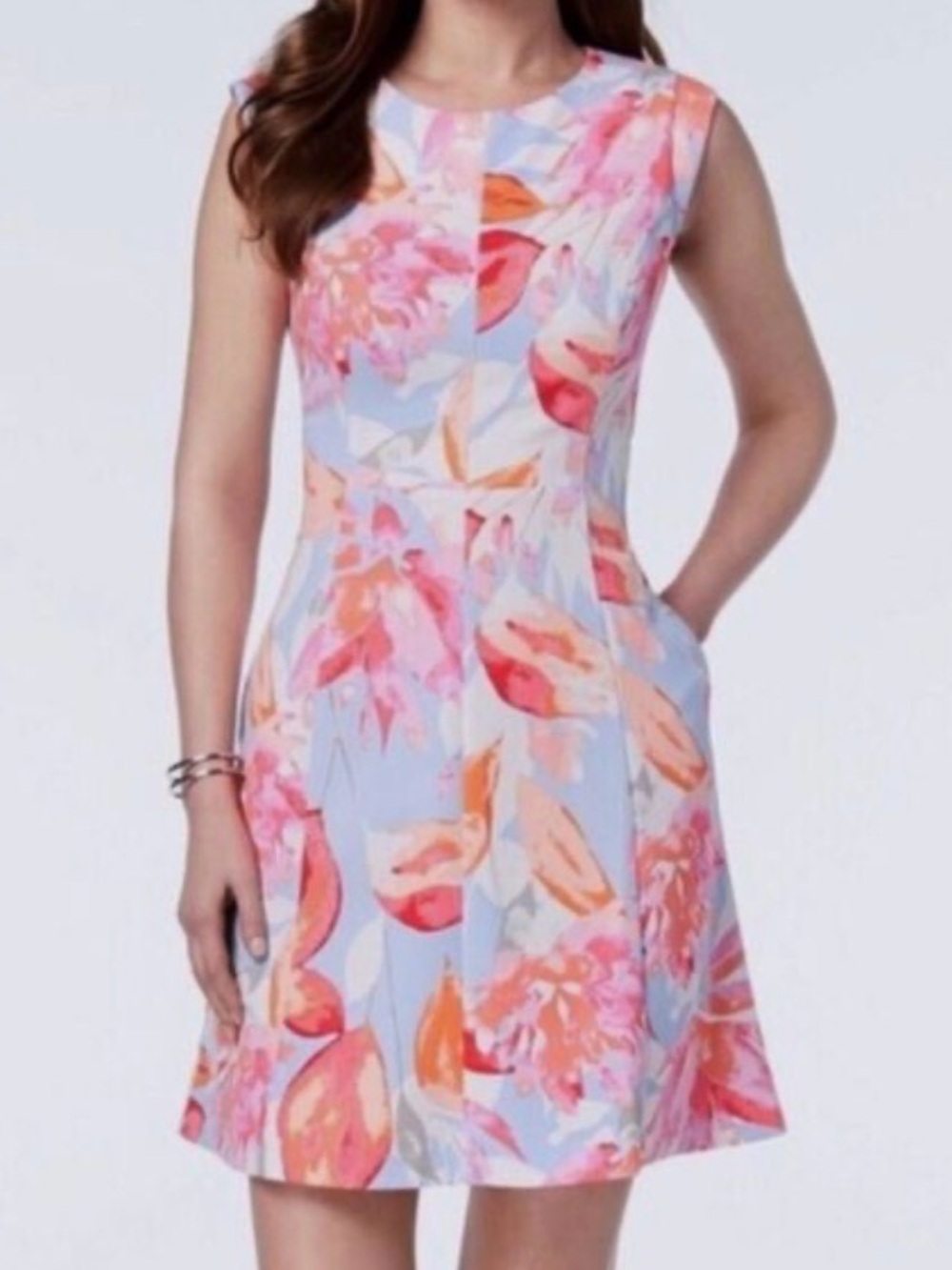 Vince Camuto Floral Fit & Flare Dress